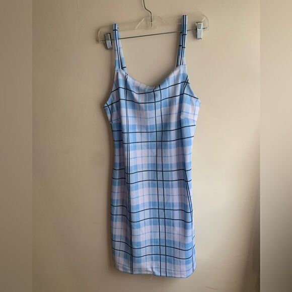 NWT Plaid tank dress size medium - Picture 1 of 3